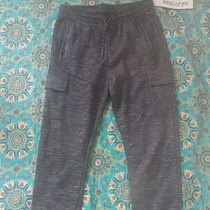 Ring of Fire Charcoal Heather Cargo Joggers